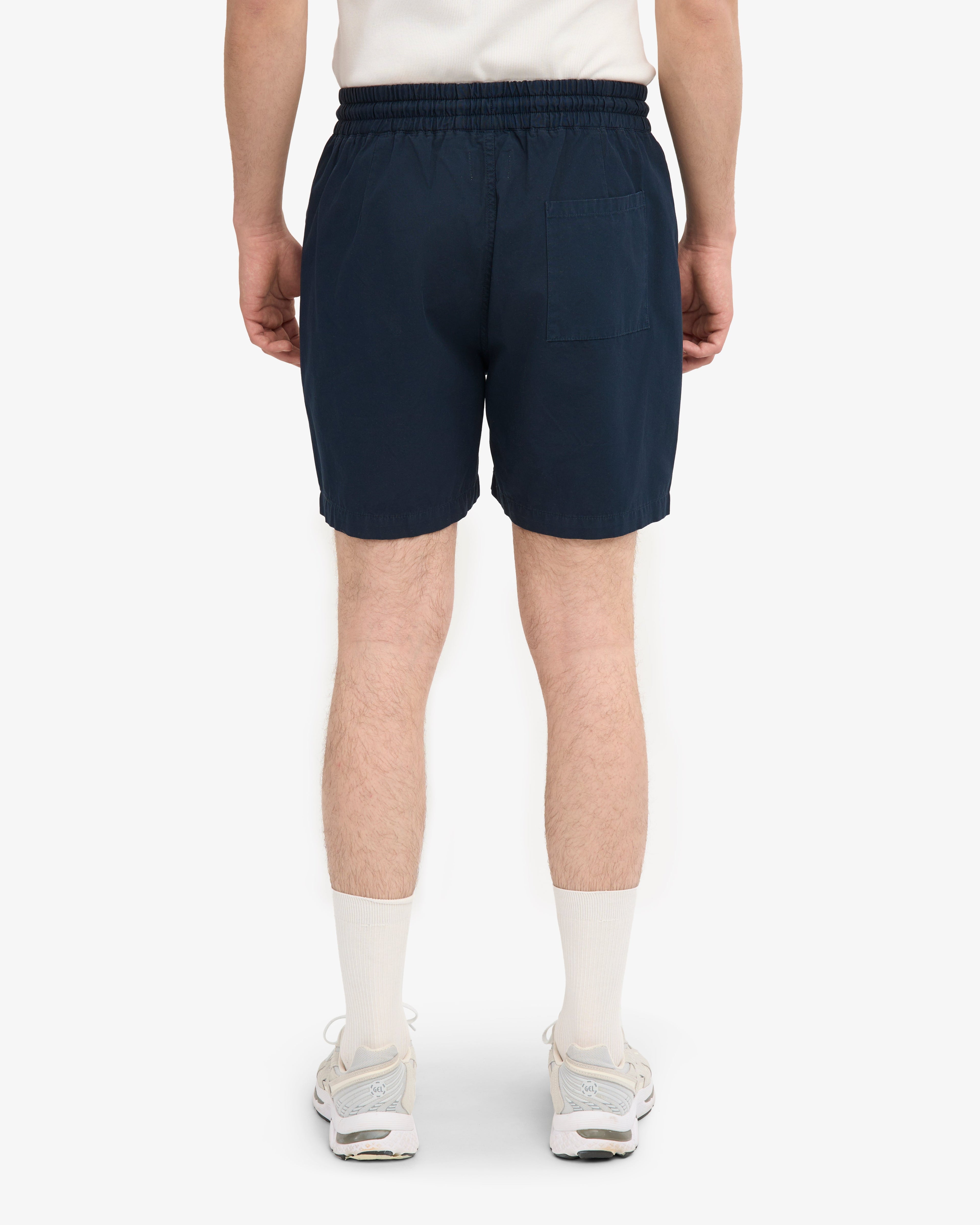 Short en sergé bio bleu marine