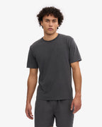 T-shirt bio classique noir délavé