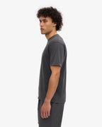 T-shirt bio classique noir délavé