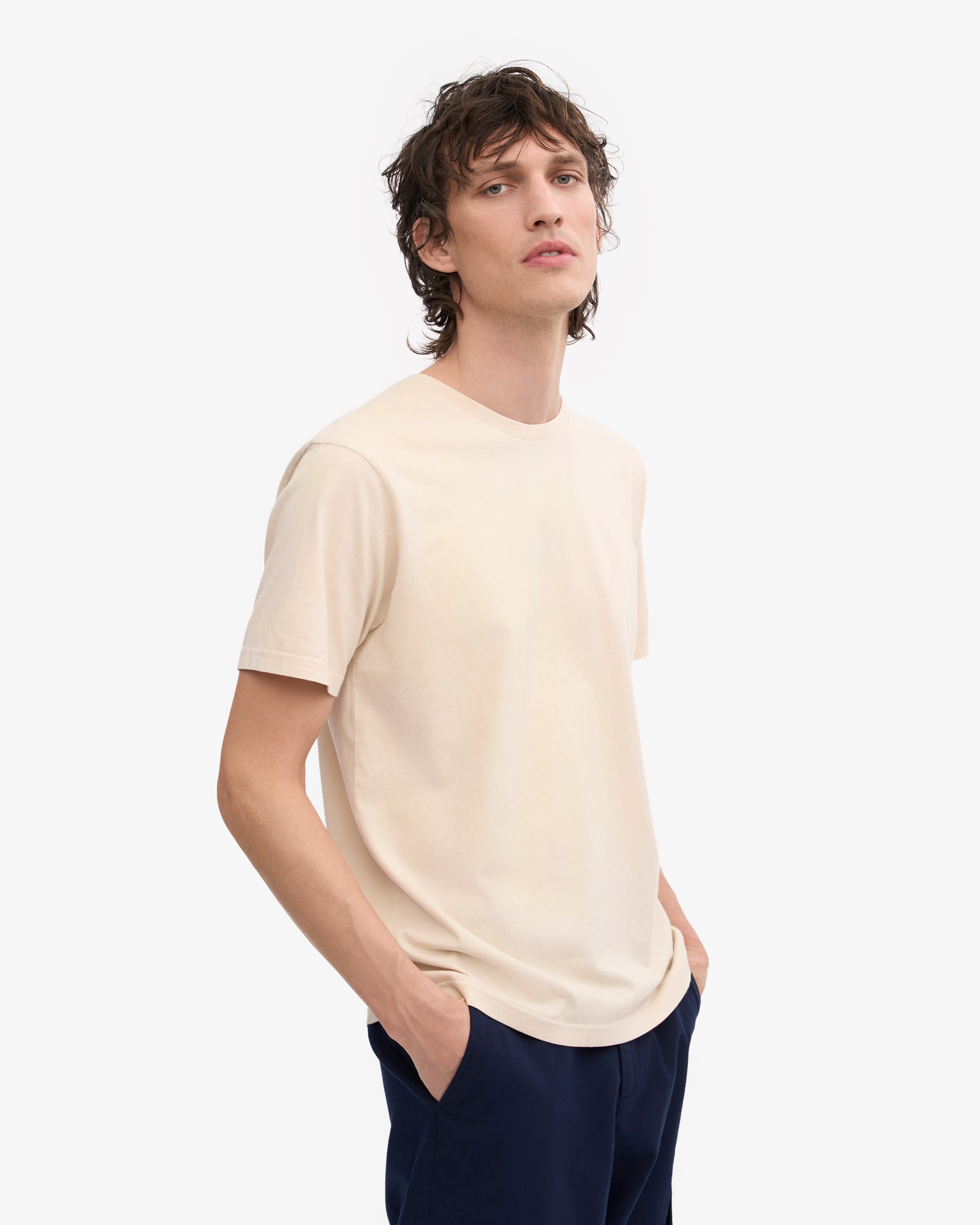 T-shirt bio classique blanc ivoire