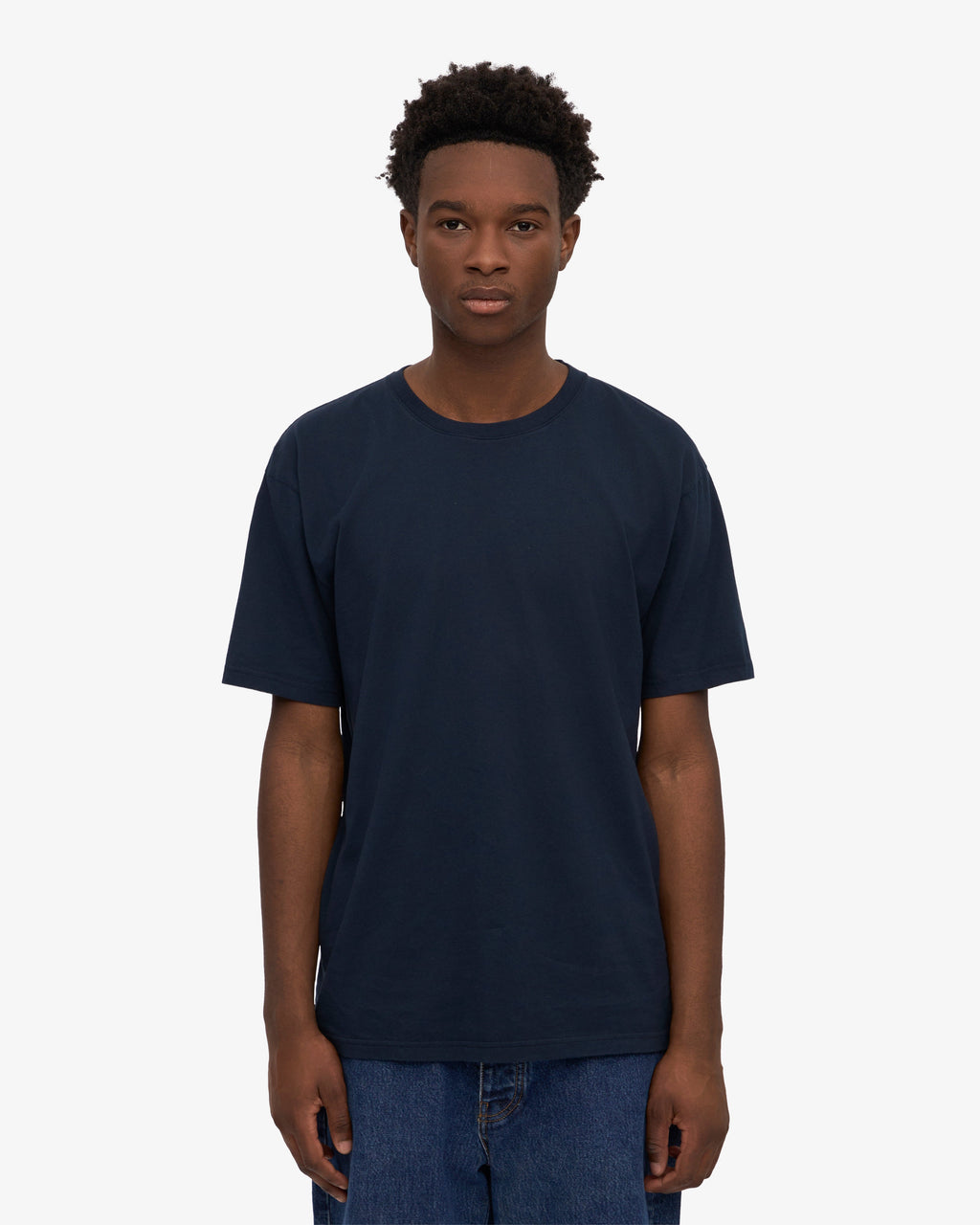 T-shirt bio classique bleu marine