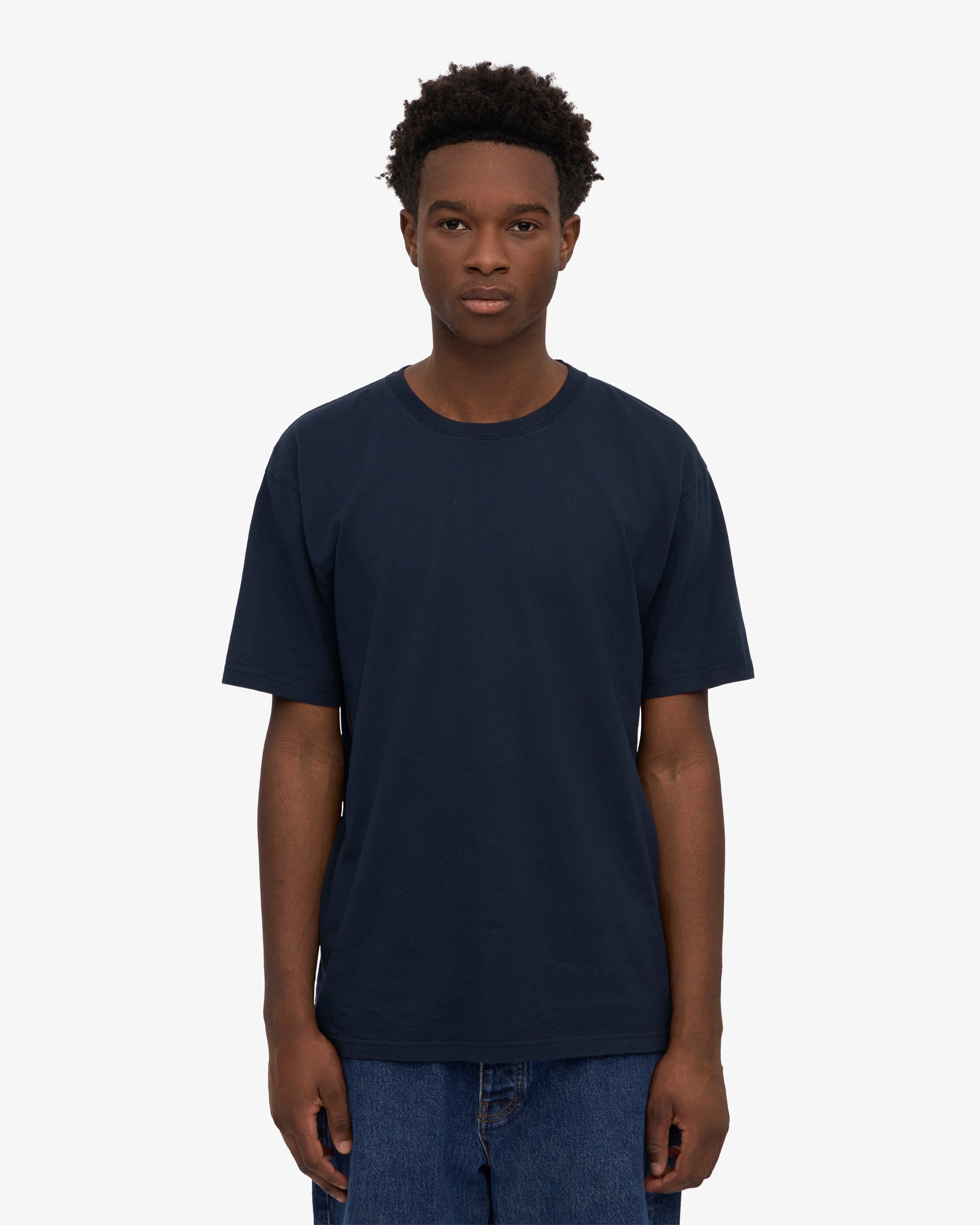 T-shirt bio classique bleu marine