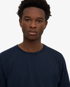 T-shirt bio classique bleu marine