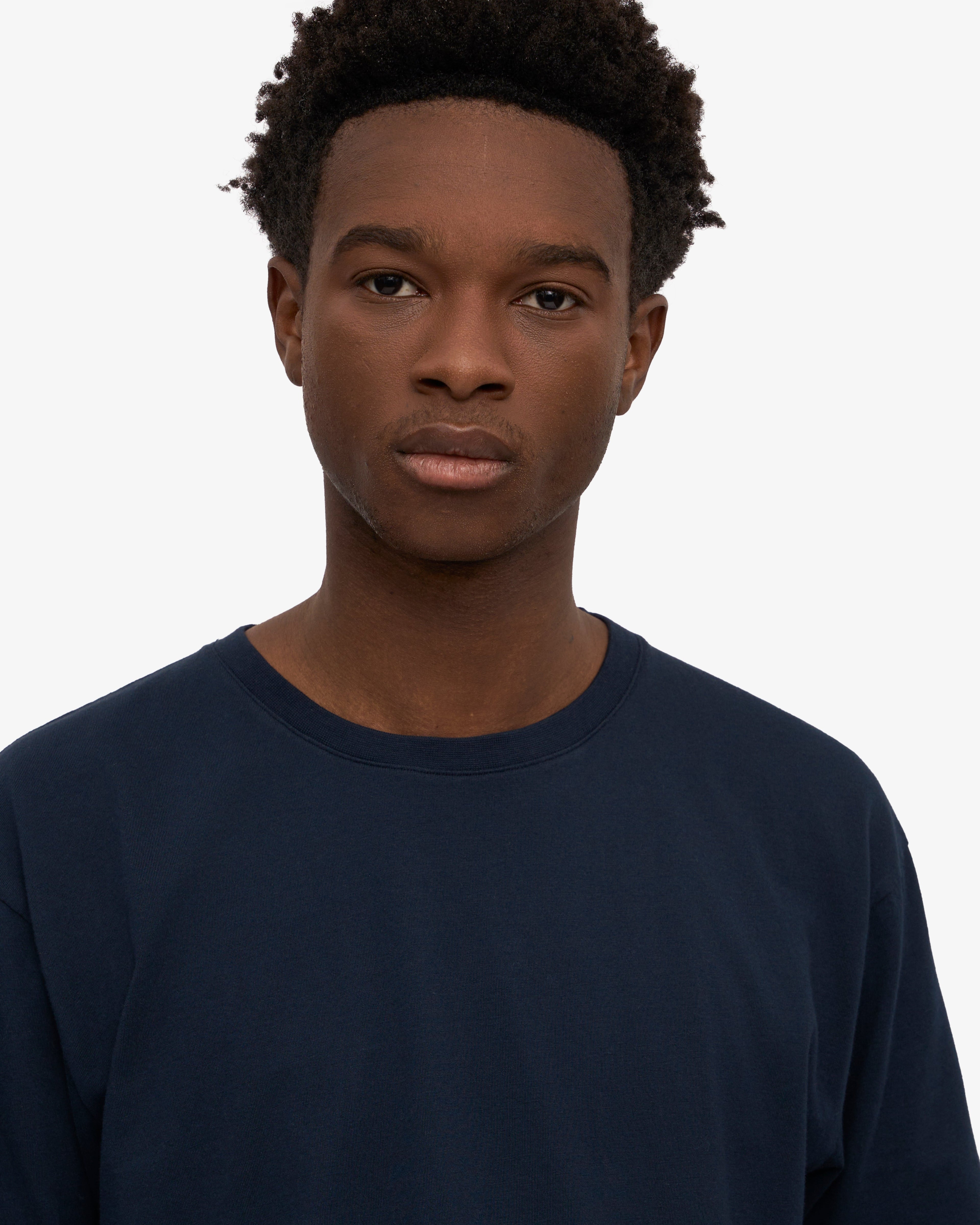 T-shirt bio classique bleu marine