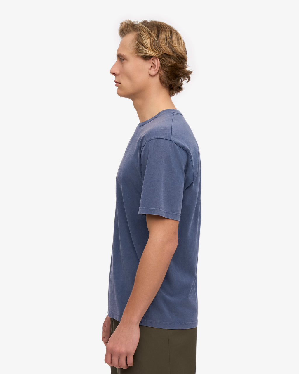 T-shirt bio classique bleu Neptune