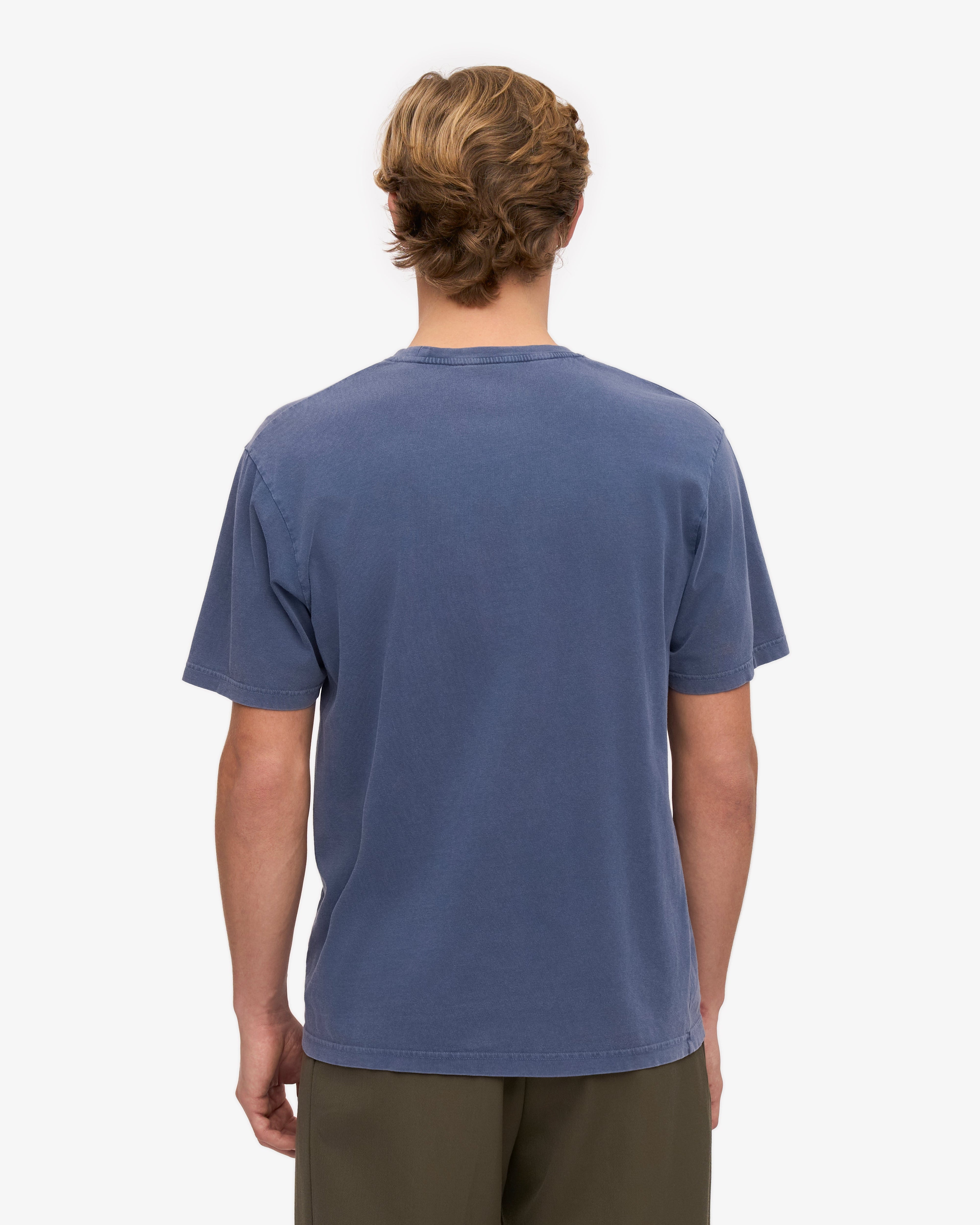 T-shirt bio classique bleu Neptune