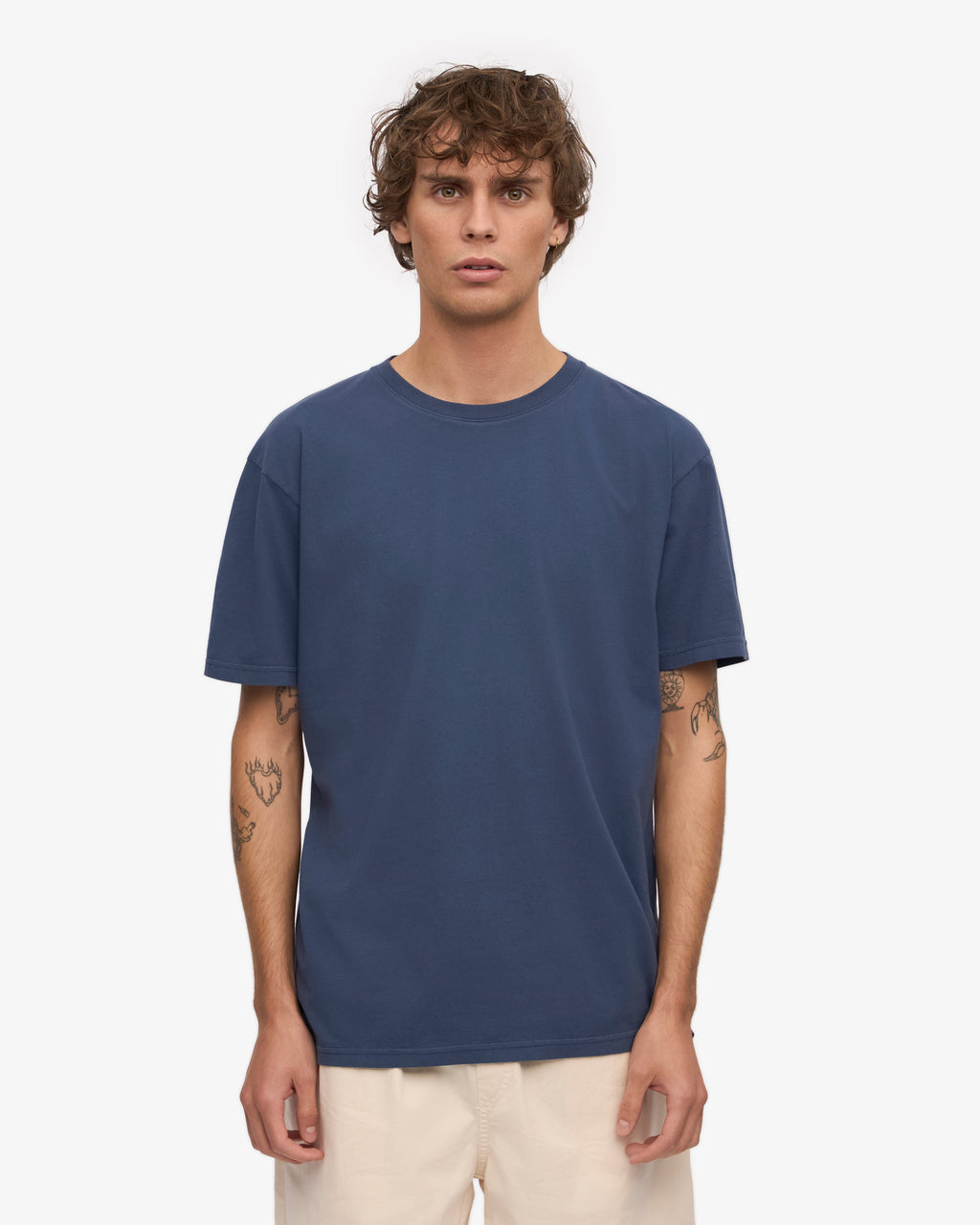 T-shirt bio classique bleu pétrole