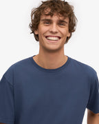 T-shirt bio classique bleu pétrole