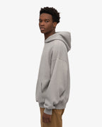 Ensemble sweat à capuche bio gris chiné