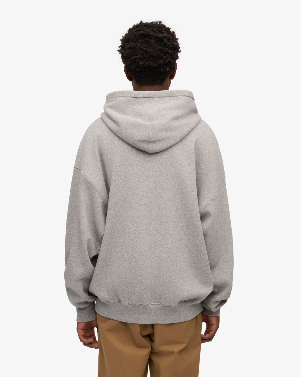 Ensemble sweat à capuche bio gris chiné