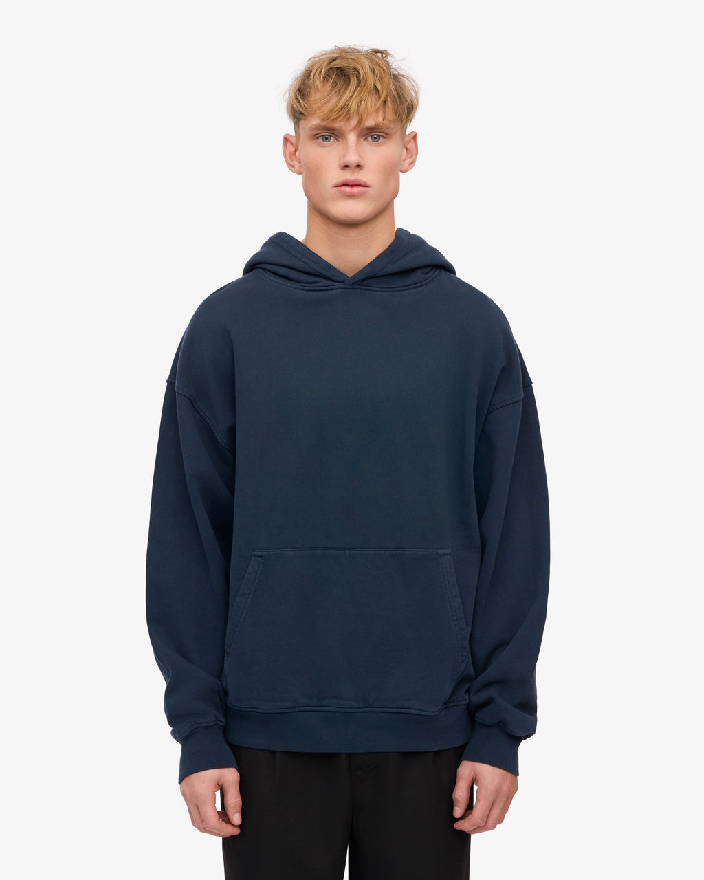 Ensemble sweat à capuche bio bleu marine