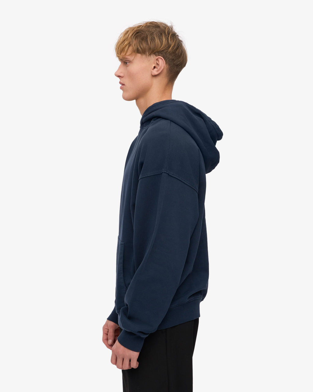 Ensemble sweat à capuche bio bleu marine