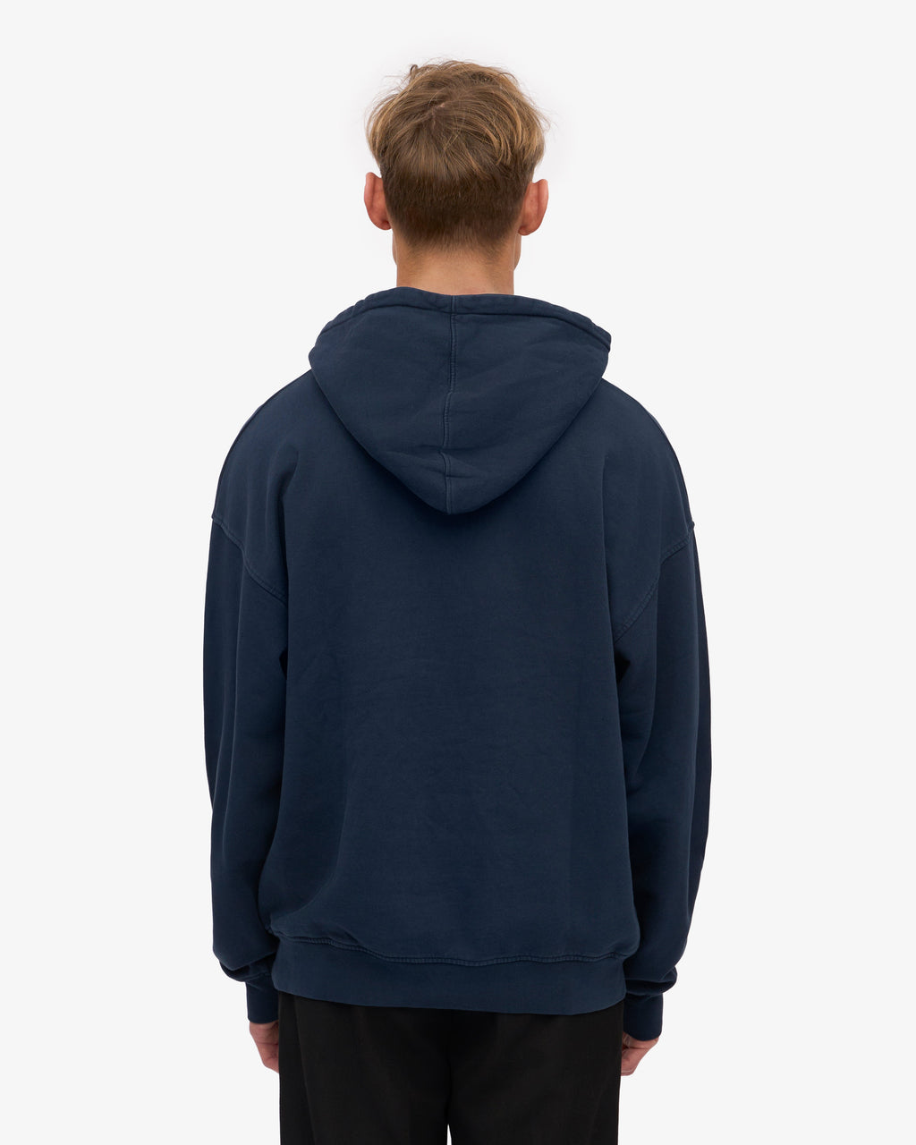 Ensemble sweat à capuche bio bleu marine