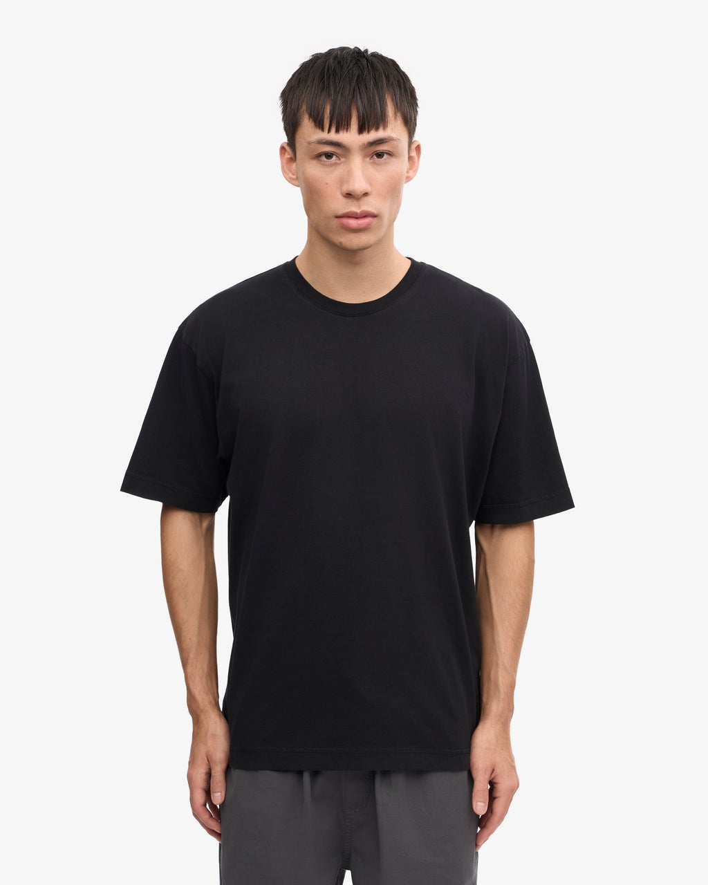 T-shirt oversize bio noir profond