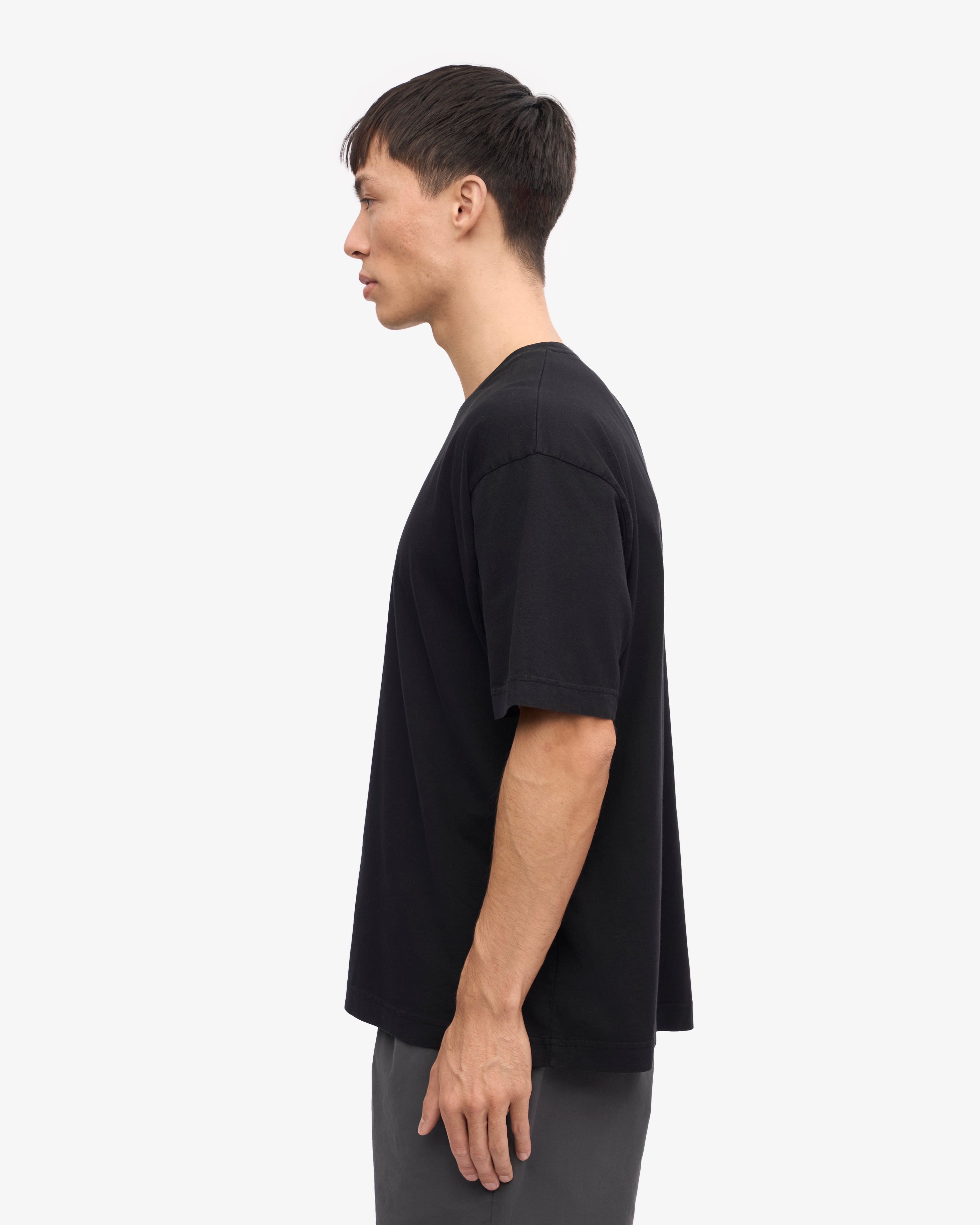 T-shirt oversize bio noir profond