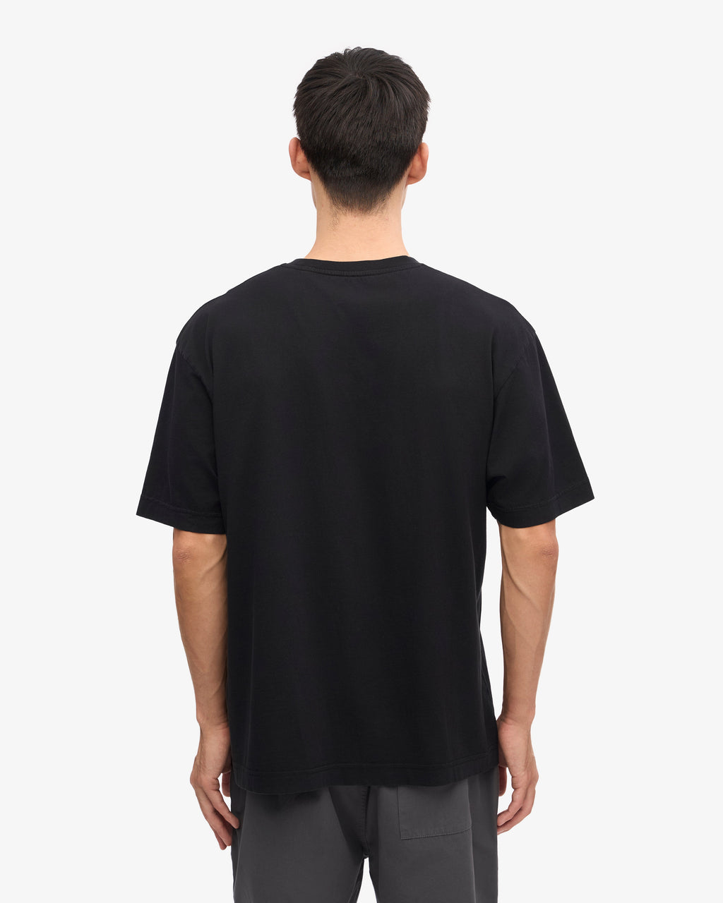 T-shirt oversize bio noir profond