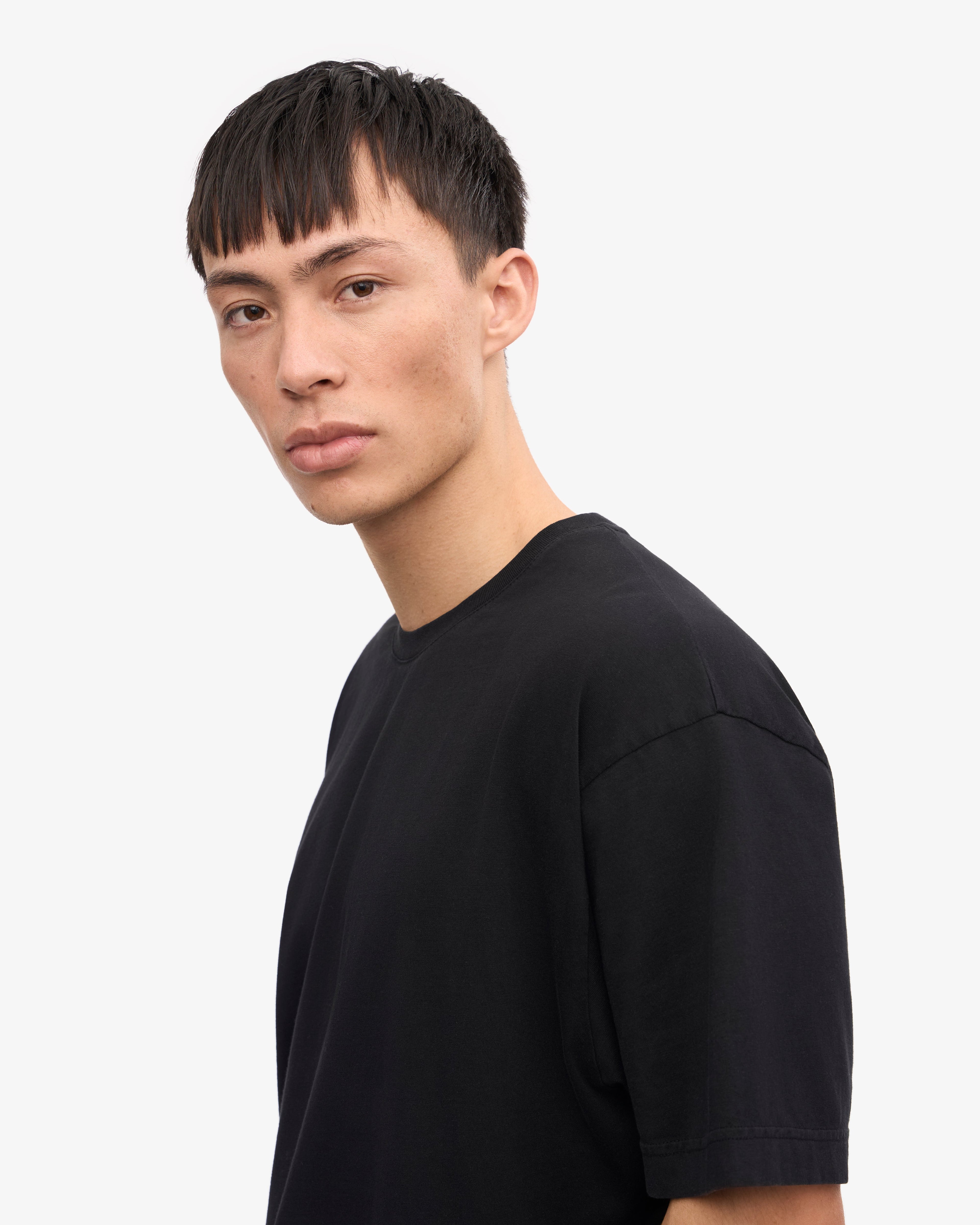 T-shirt oversize bio noir profond