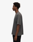 T-shirt oversize bio noir délavé