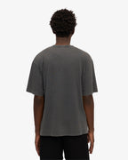 T-shirt oversize bio noir délavé