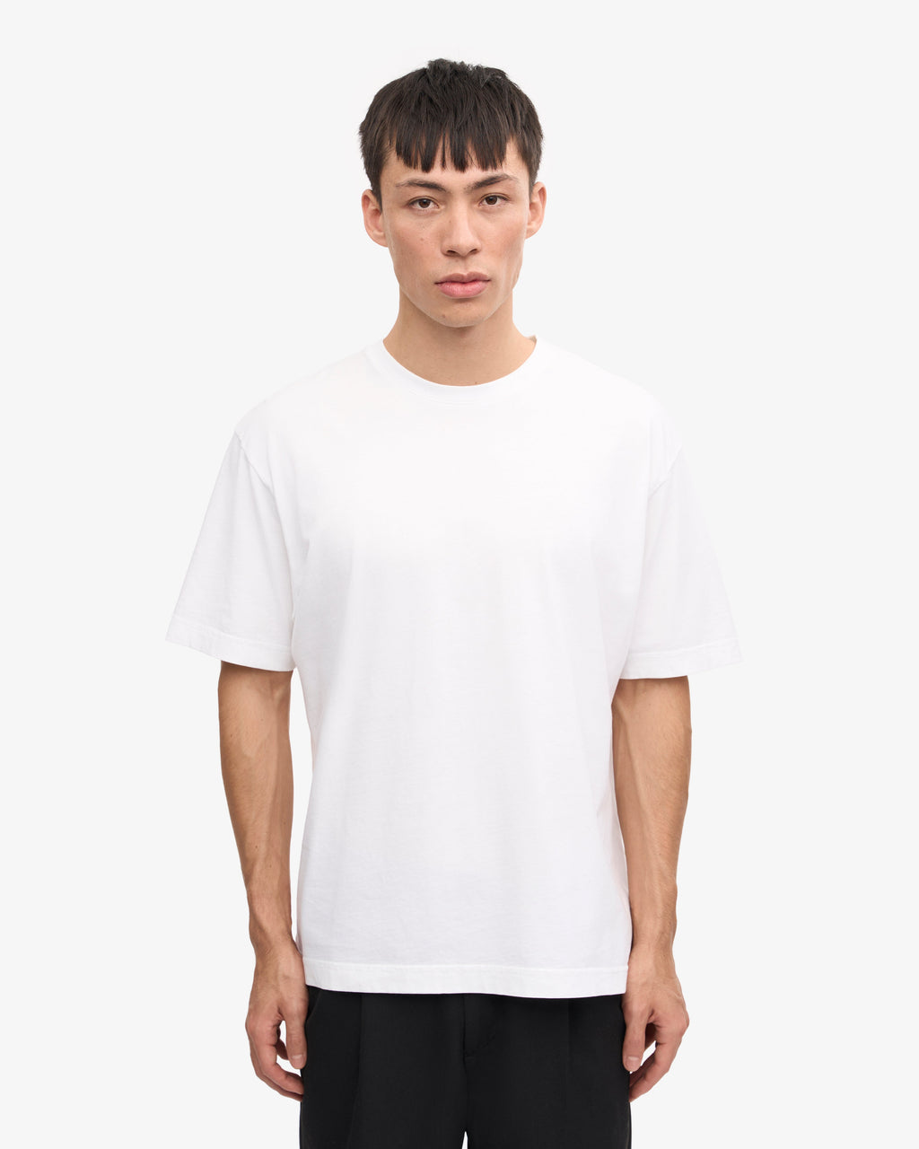 T-shirt oversize bio blanc optique