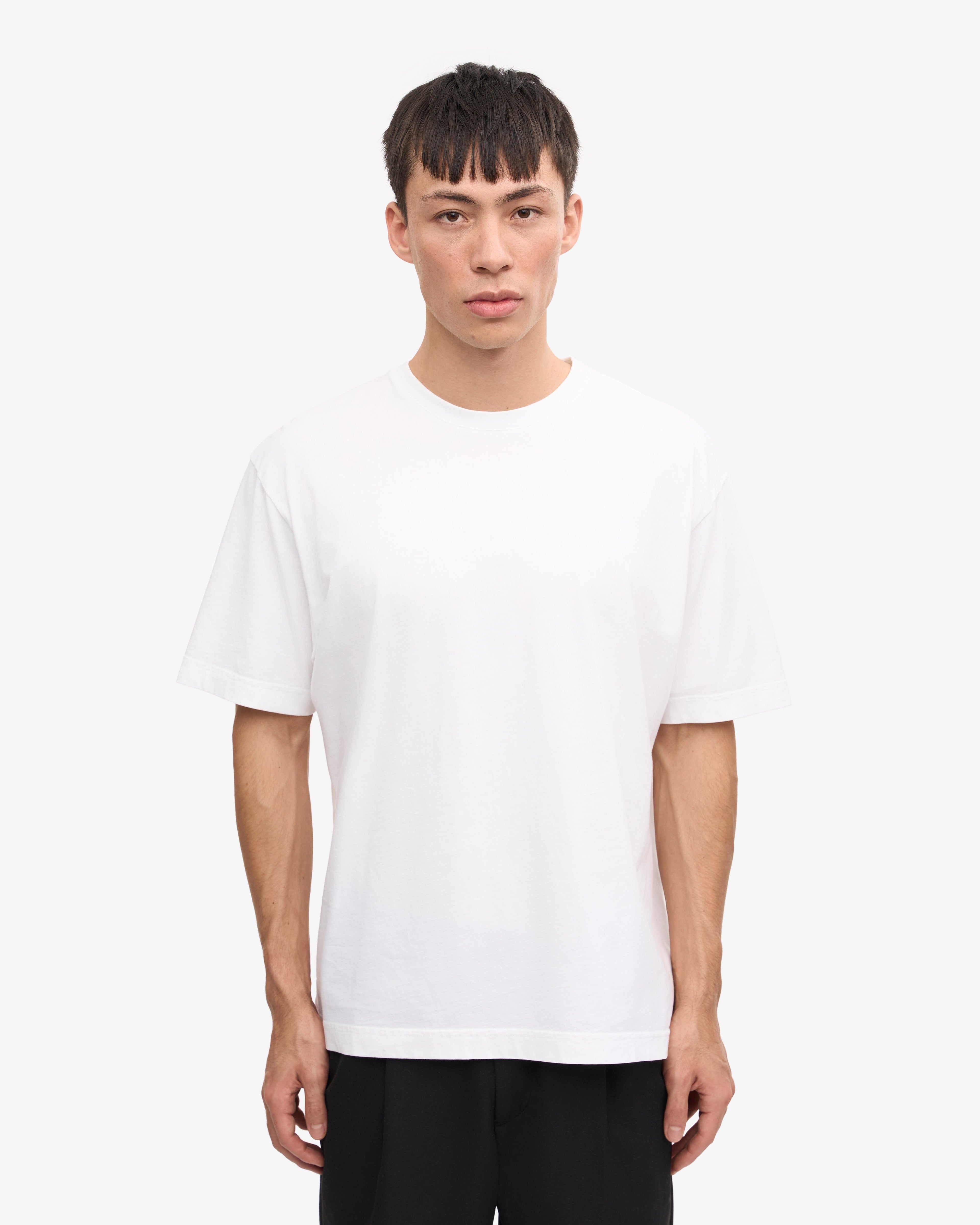 T-shirt oversize bio blanc optique