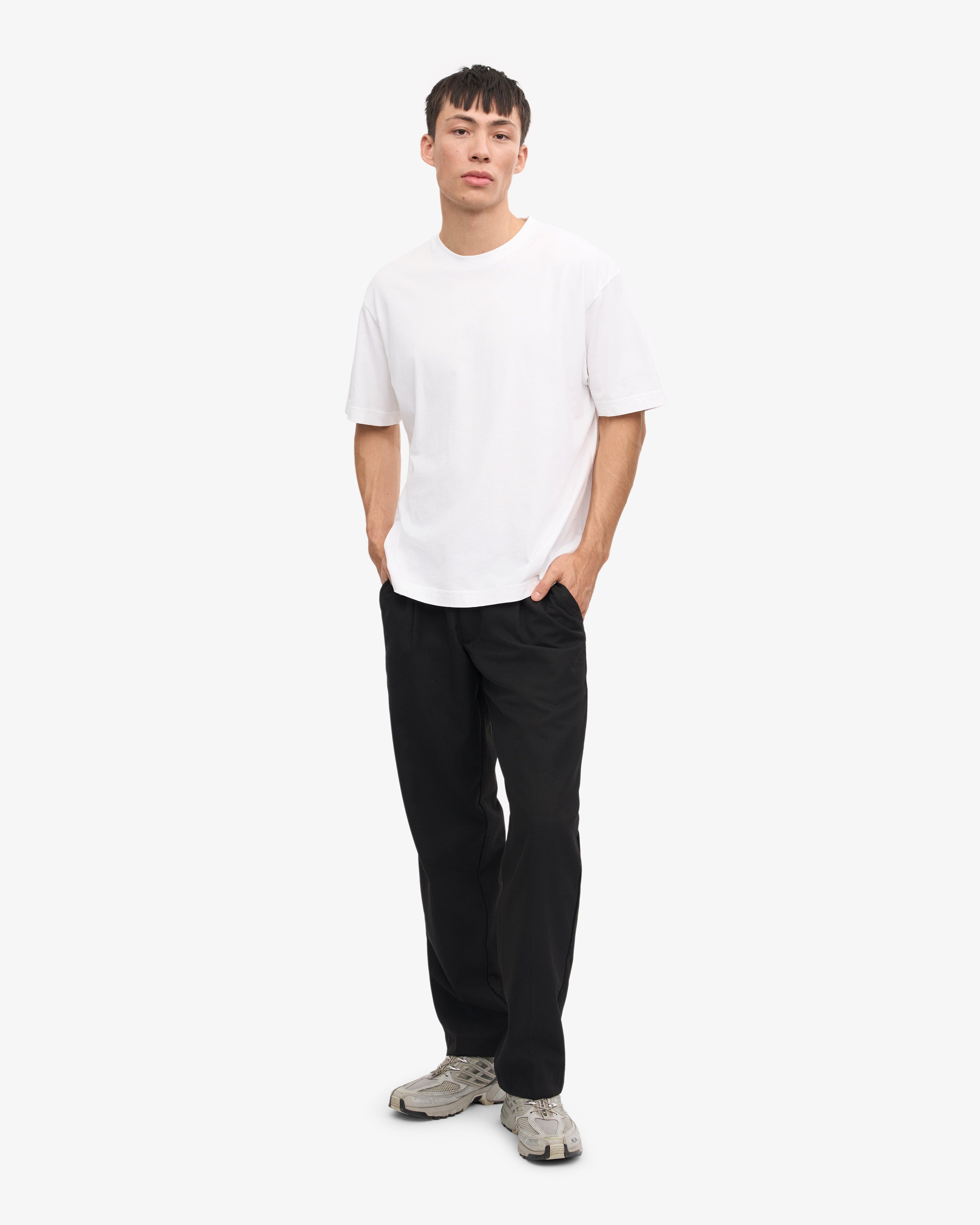 T-shirt oversize bio blanc optique